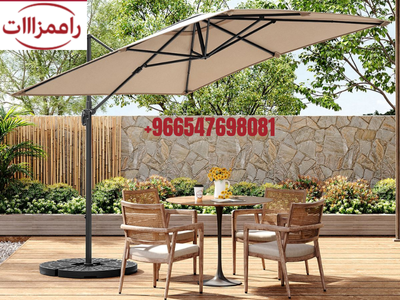 تركيب مظلات الجلوس من رافيم زلات لتظليل خارجي أنيق ومتين